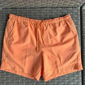 DSG Men’s NWT Relaxed Fit 6” Inseam Rec Shorts Size XL Orange